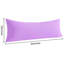 Taie d'oreiller pour le corps en microfibre, ensemble de taies d'oreiller douces avec fermeture portefeuille, 137 cm L × 51 cm H-115673952