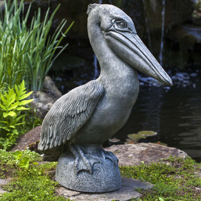 Bird Pelican Garden Statue
