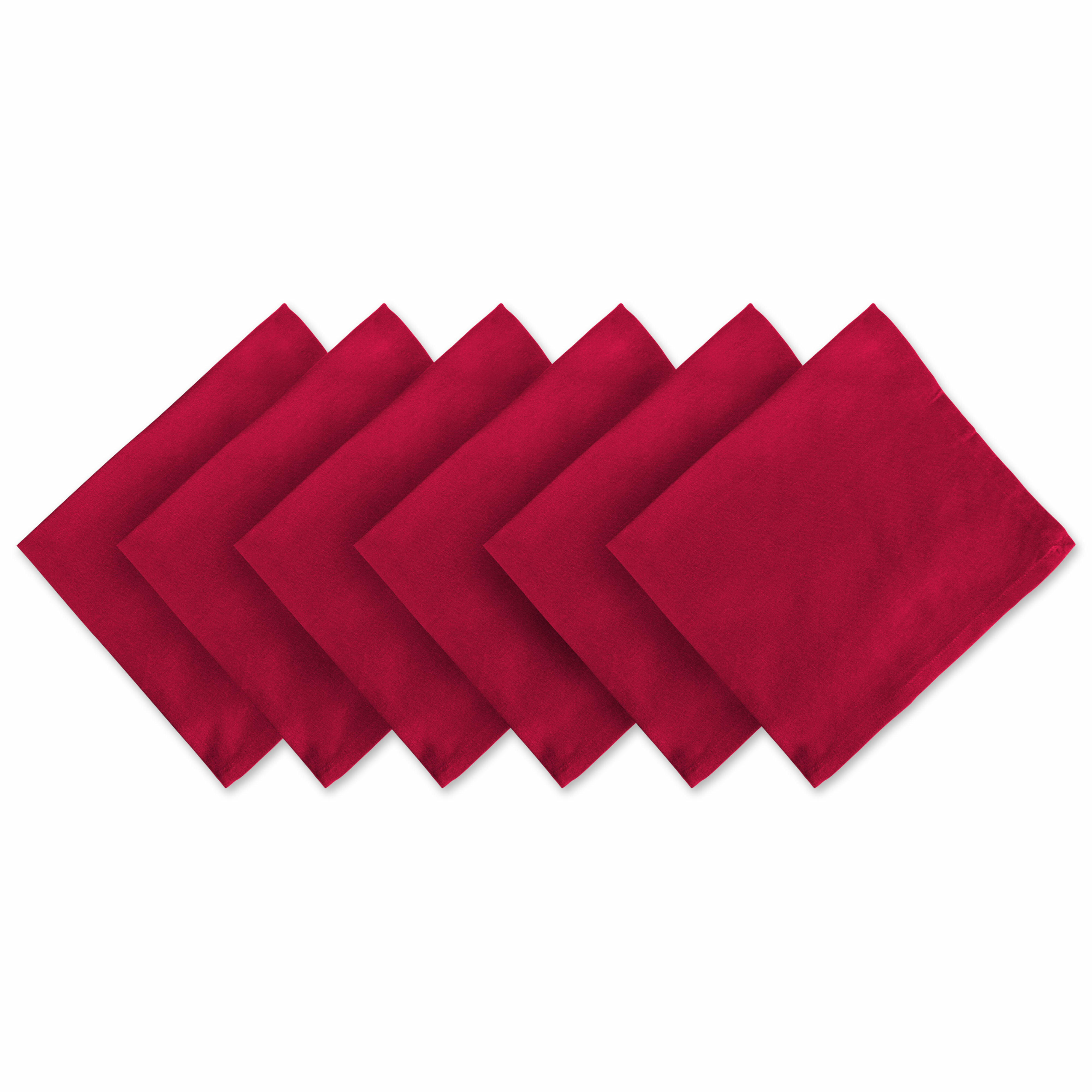 Oversized 20 in. Square Serged Polyester Cloth Napkins