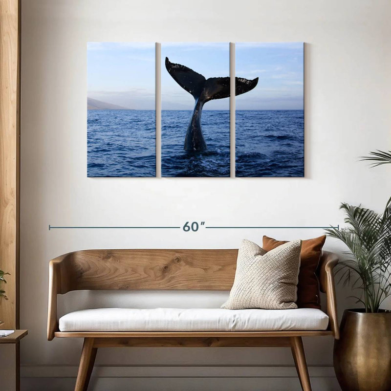 Whale Watching, 28" H x 45" W