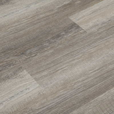 Plancher de vinyle imperméable 7 po x 48 po x 5 mm Silver Lake