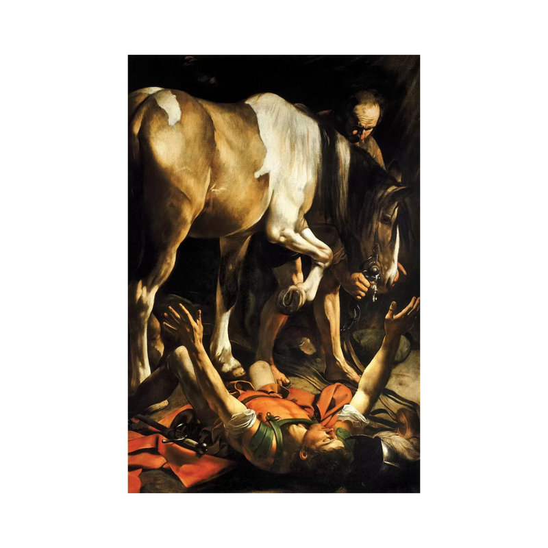 The Conversion Of St. Paul, 1601 by Michelangelo Merisi Da Caravaggio - Wrapped Canvas Painting