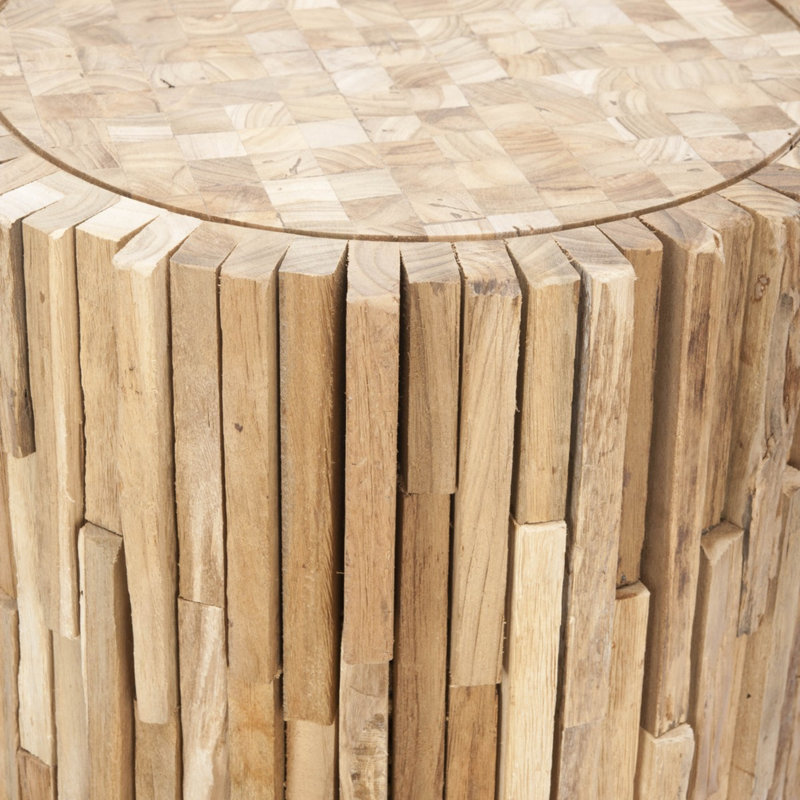 Tabouret décoratif en bois massif Hopper