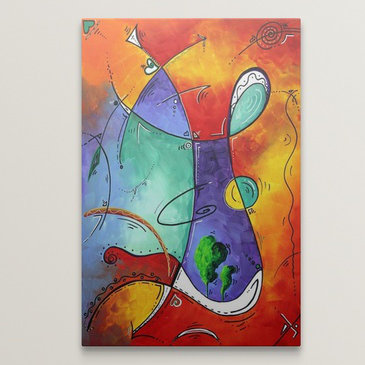 «Brodney Free At Last» par Megan Duncanson, impression, H 36 po x l 24 po x P 1,5 po, Toile