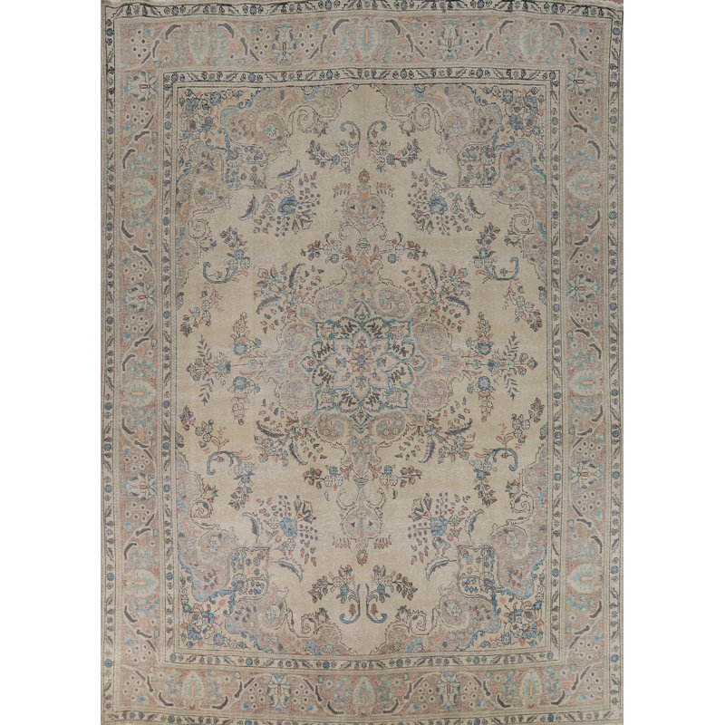 Tapis traditionnel fait à la main 10 x 13