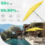  Parasol de marché extérieur, parapluies de patio rectangulaires de 6,5 x 10 pi avec inclinaison à bouton-poussoir et manivelle, parasol de table rectangulaire avec protection contre les rayons UV pour la terrasse du jardin de la piscine, jaune-648597678