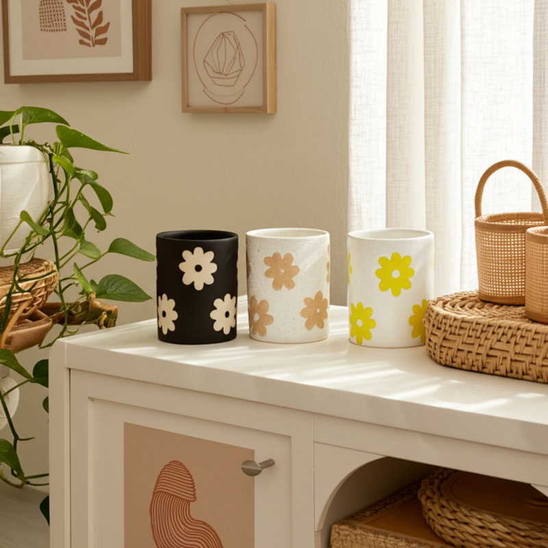 Ensemble de contenants de rangement Boho