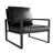 Eritrea Faux Leather Armchair-1724697858