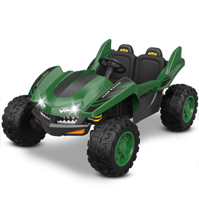 24v Ride On Toy , 2-seater Ride On Utv, Electric Ride On Shark Car For Kids W/ Remote Control, Eva Tires, Four Wheel Suspension, 4x75w Powerful Motors -  DEARAUTO, 24VA021G