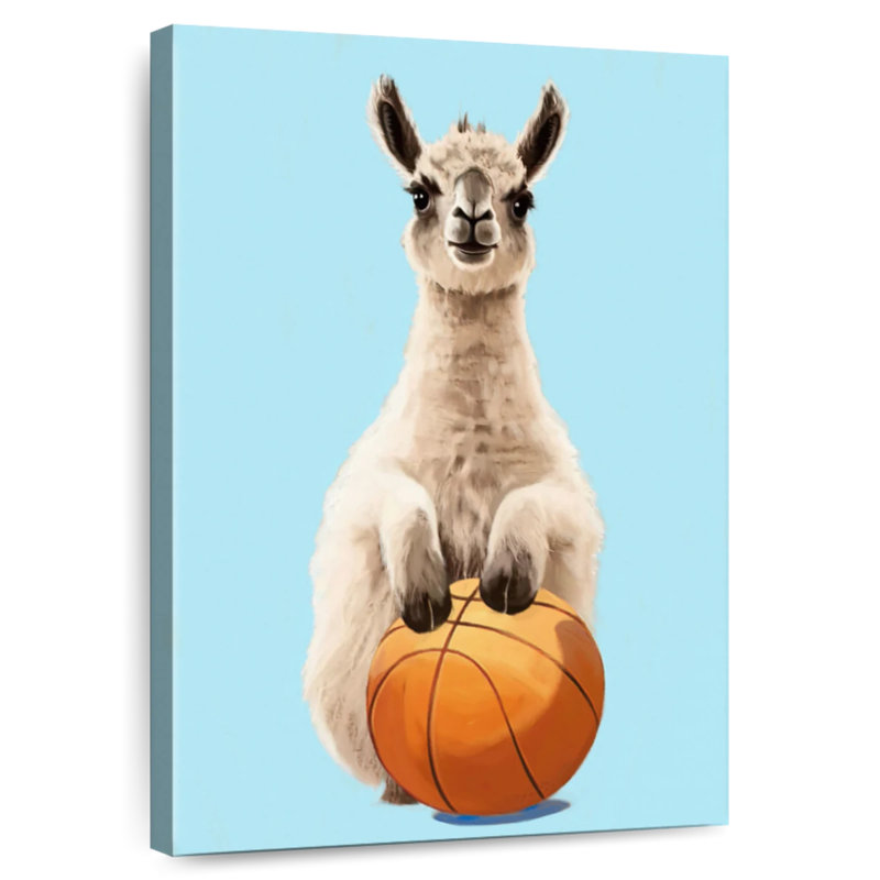 Ketti Sporty Llama - Basketball, H 30 po x l 20 po