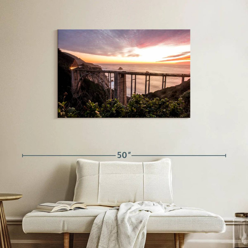 Lilie Big Sur's Bixby Bridge, H 26 po x l 39 po