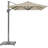 Aarne 300cm X 200cm Rectangular Cantilever Parasol-94353189