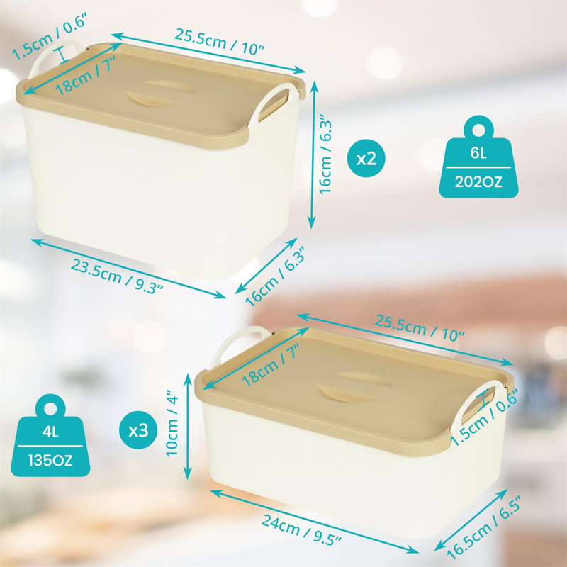 Rebrilliant Plastic Decorative Bin