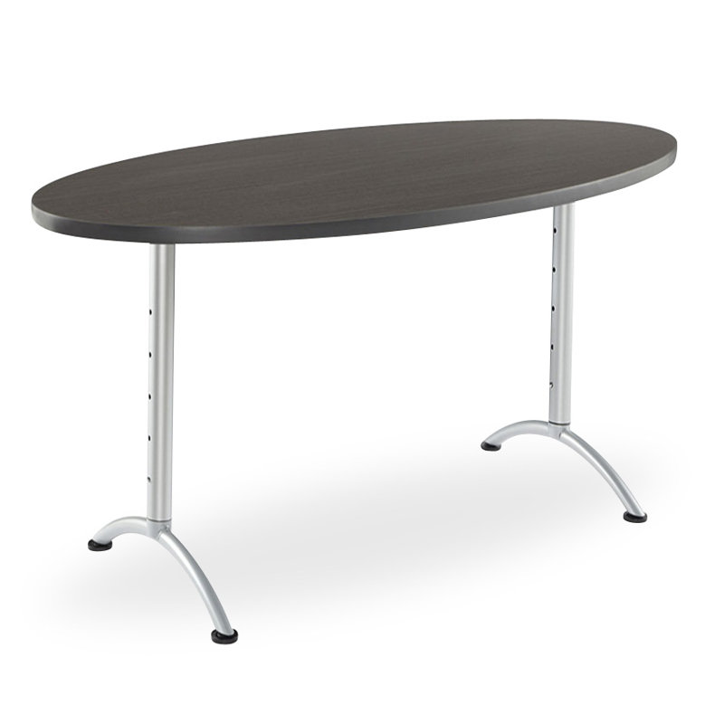 Table de course, Noyer gris / Argent