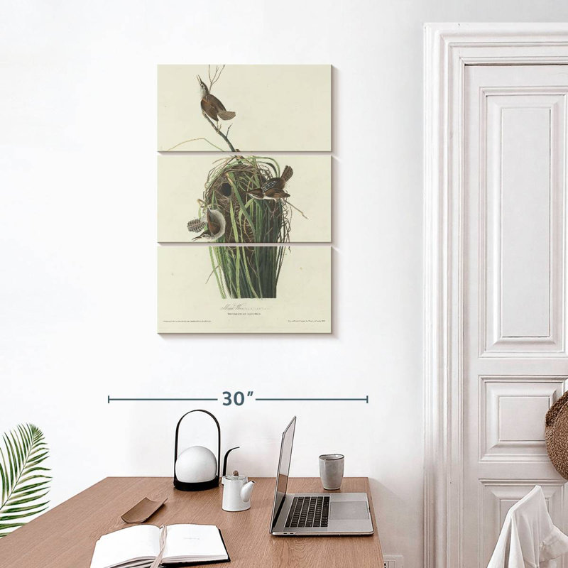 Keiri Marsh Wren, 32" H x 20" W