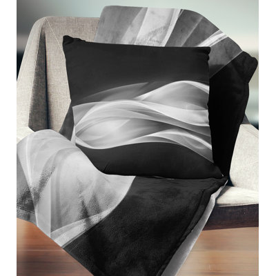 Coussin décoratif à motif scintillant Abstract
