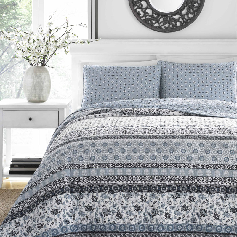 Stone Cottage Fenwick Reversible Quilt Set, Full/Queen