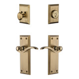 Complete Fifth Avenue Entry Lever Set with Deadbolt