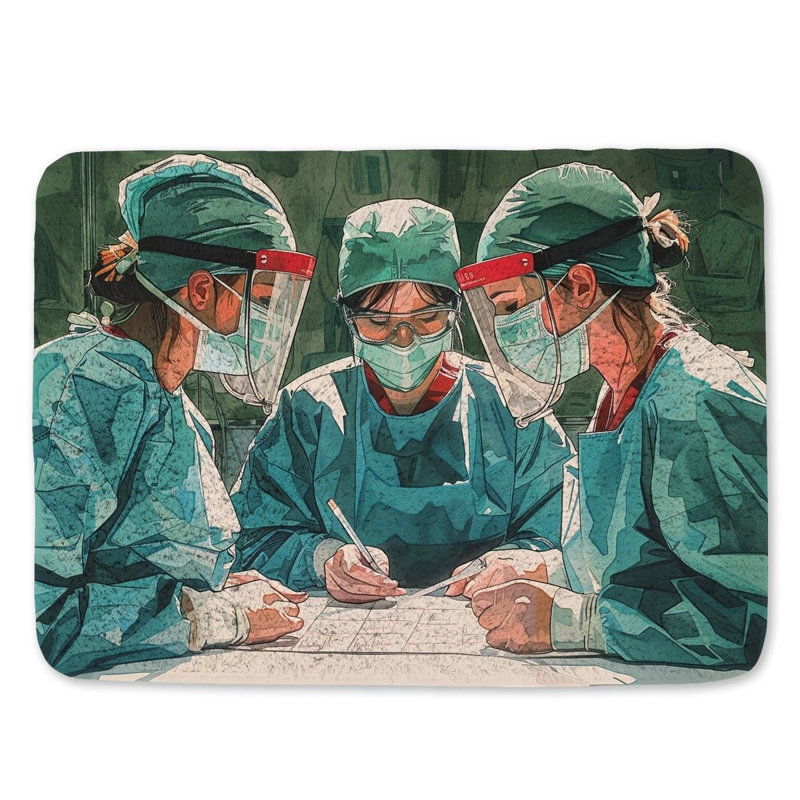 Dayneka Microfiber / Microsuede Non-Slip Bath Mat, 17"W x 24"L
