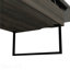 Table basse à 2 tiroirs avec finition onyx espresso Dazza