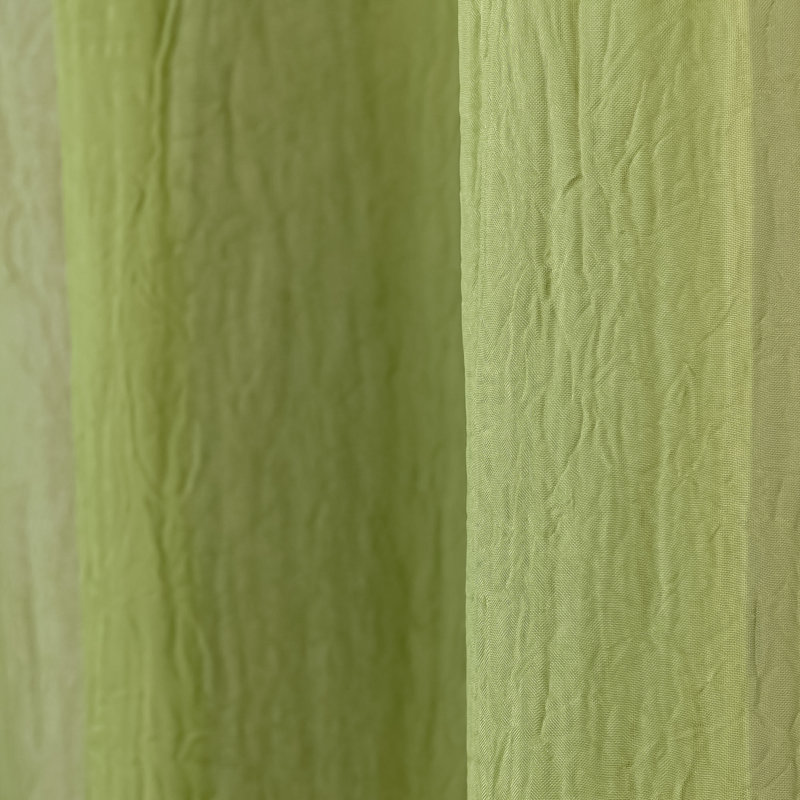Rideau transparent Maaike, Vert, L 52 po x L 96 po