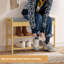 Nakaiya Polyester Blend Upholstered Storage Bench