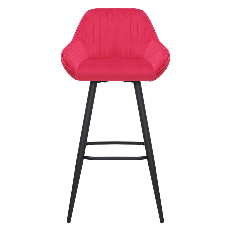 Cortright Bar Stool, Purple, 76cm 