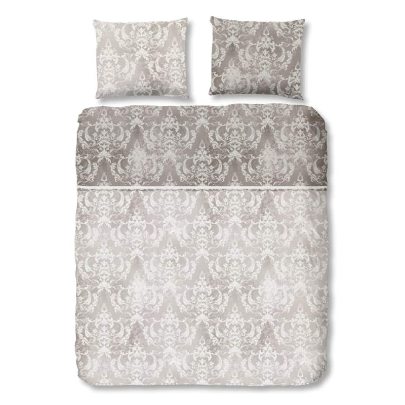Descanso Duvet Cover, Single - 1 Pillowcase (60 x 70 cm), Grey
