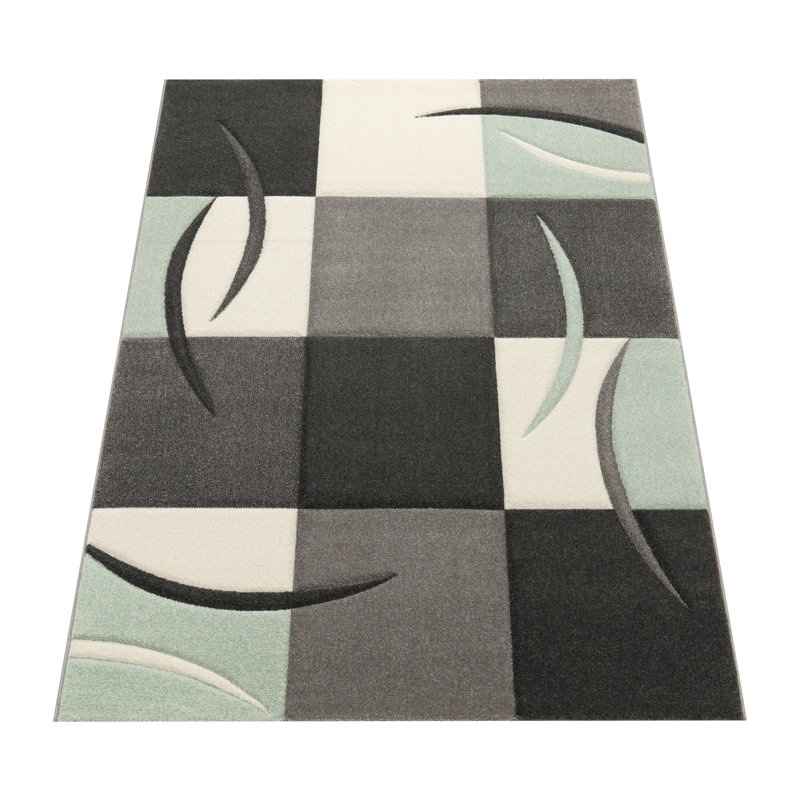 Maryam Geometric Flatweave Area Rug, Rectangular 80 x 150cm
