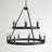 Emmalynn 15 - Light Steel Dimmable Chandelier