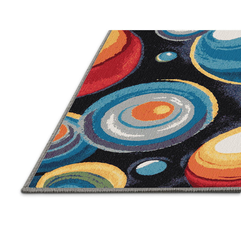 Tapis mauve lavable à la machine, Rectangle 8 pi x 10 pi