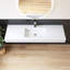 Lavabo vasque à fixation murale 60 "avec trou pour robinet 60"