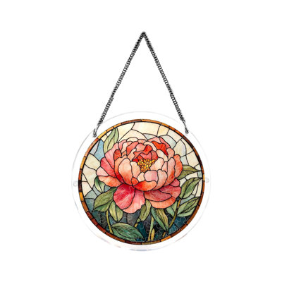 Acrylic Colorful Birds Of Spring Sun Catchers Window Decoration Puzzle
