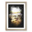 Sunrise at Tenby Beach in Wales - Framed Print-56742504-56742499