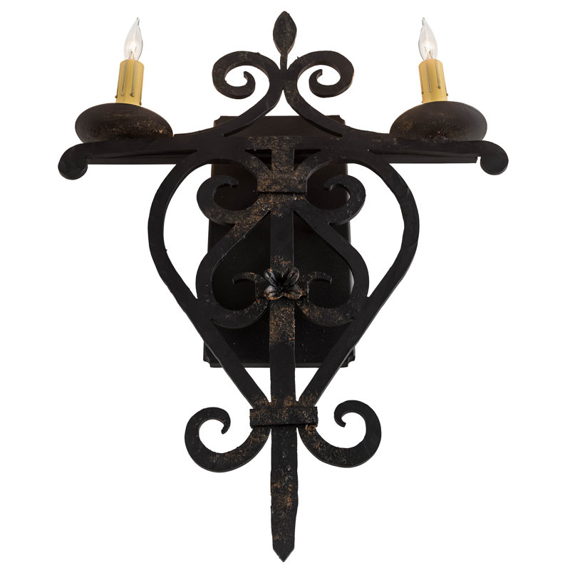 Fleur-de-lis 2 - Light Candle Wall Light