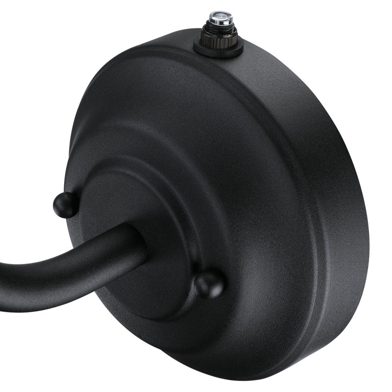 Giglio LED Wall Light, Black, 11" H x 12.25" W x 15.25" D, 15 watts