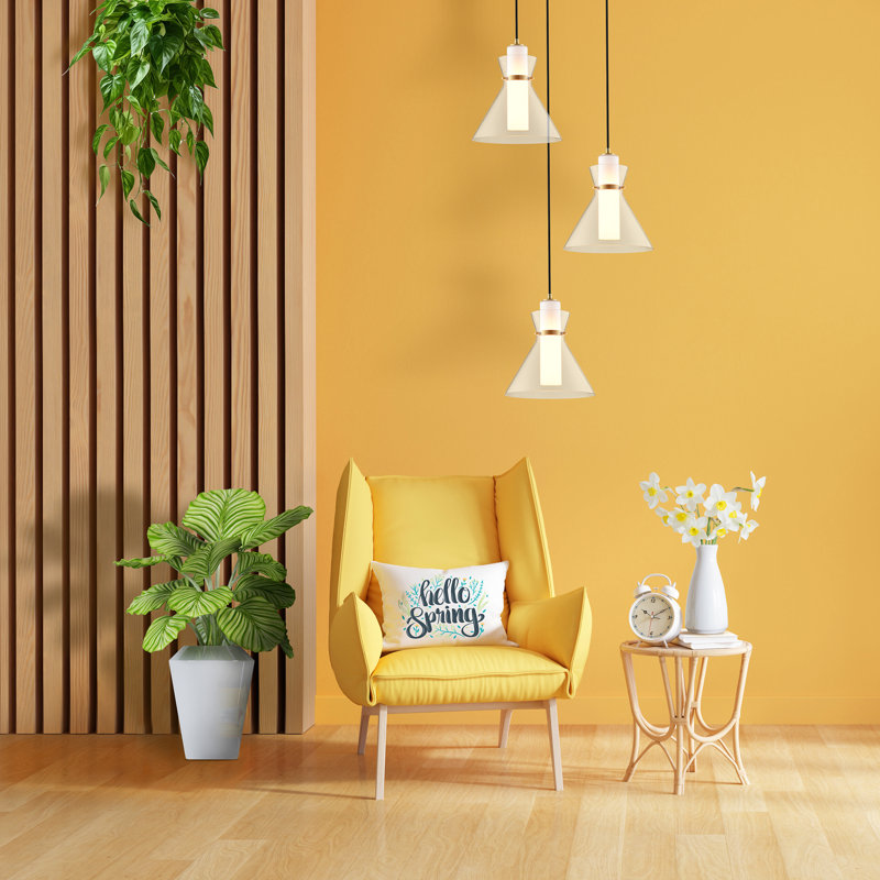 Alexuis 1 - Light Single Pendant, Satin Brass