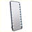 Black LED Standing Floor Mirror with Built-in Speakers | Modern Smart Full Length Mirror for Living Room, Bedroom