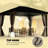 Gazebo Canopy,Outdoor Hardtop Gazebo