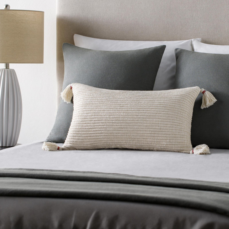 Kiruna KIU-001 14"L X 24"W Lumbar Pillow, Pillow Cover Only - No Insert