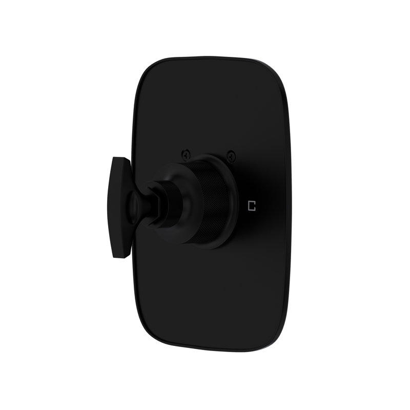 Graceline® 3/4" Thermostatic Trim Without Volume Control, Matte Black