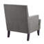 Chaise rembourrée en polyester avec 4 pieds-1089688602