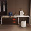 Coiffeuse avec miroir lumineux, 6 tiroirs