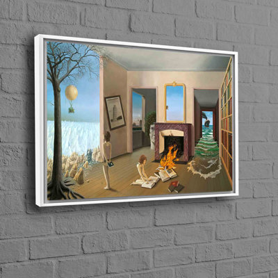 Art mural sur toile en coton d'inspiration surréaliste Dominique Appia