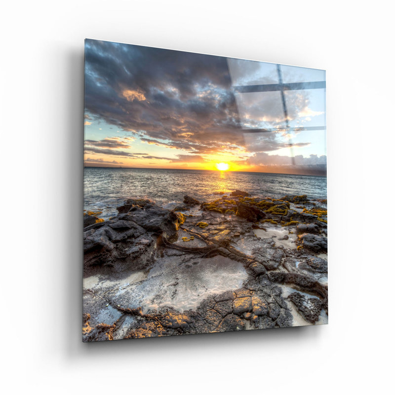 Superbe peinture décorative en verre trempé de 31,5 po x 31,5 po | 100% verre trempé, épaisseur: 0,16 pouce | Imprimé UV pour des couleurs éclatantes et une durabilité | Décoration murale parfaite pour le salon, la chambre à coucher ou le bureau, design élégant et moderne