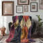 Mauve vieilli - couverture en sherpa de qualité supérieure 1 pièce-99534721