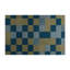 Tapis d'intérieur et d'extérieur à carreaux brun-881721656