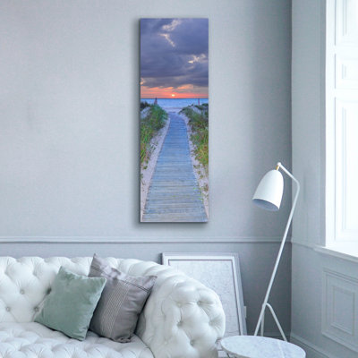 «Sunrise Boardwalk» par Steve Vaughn, art mural sur toile