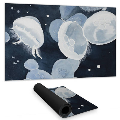 Jellyfishs - 14.00"x24.25" Desk mat