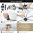 Modern Farmhouse Chandelier With 8-Light Candle Design, Adjustable Height, Dimmable Lighting For Dining Room, Living Room, Bedroom, Entryway-883262536-883262548